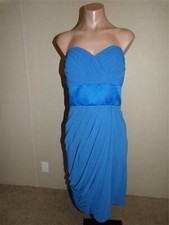 Mori Lee By Madeline Gardner Blue Strapless Dress Size 20 Bridesmaid Prom NWT