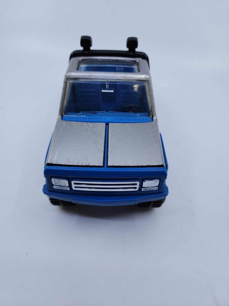 Tonka 1979 Blue Pickup Truck 10 Lightbar Pressed Steel & Plastic
