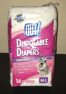 medium dog diapers
