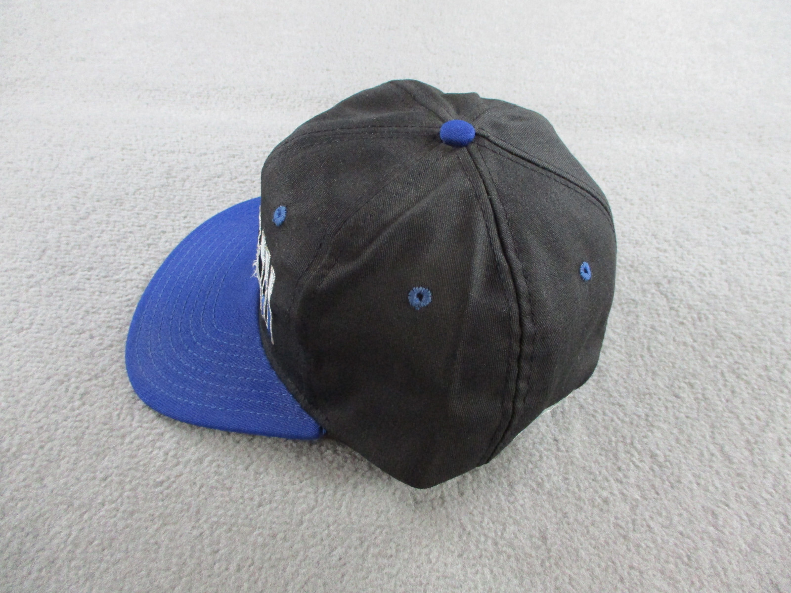 VINTAGE Sea World Shamu Hat Cap Snapback Black Blue 90s USA Made Adult Mens image 2