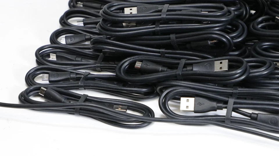 125+ High Quality New Micro USB Cables - Type A to Type B Micro - 2'10" - .8M - Image 3 of 3