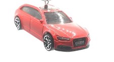 Christmas Ornament for 2017 Audi RS 6 Avant Red