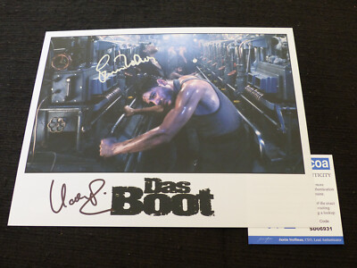 DAS BOOT Erwin Leder & Claude-Oliver Rudolph signed autograph InPerson  ACOA COA