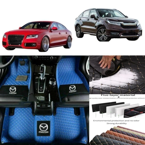 For Mazda All Models Car Floor Mats Anti-slip Luxury Custom Carpets Waterproof - Picture 14 of 43