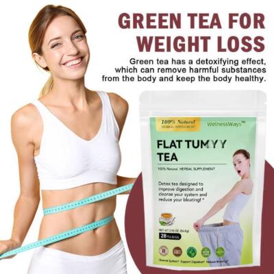 28 Days Detox Flat Tummy Tea Improve Digestion & Fat Burner Natural Herbal Tea~