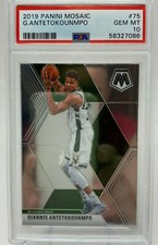 2019 Panini Mosaic Giannis Antetokounmpo #75  - PSA 10