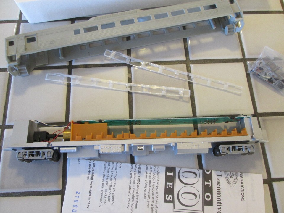 proto 2000 UNDECORATED BUDD RDC powered engine HO scale //// | eBay