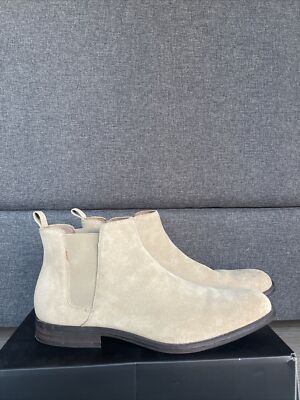 Aldo Men\'s Taupe Suede Chelsea Boots size 12 Aldo Mens Size 12 Brown Suede Slip On Chelsea Dress Boots | eBay main image 3