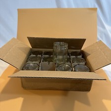 1 Dozen Glass Jars Without Lid Lot of 12