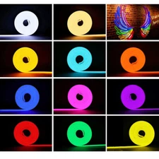 150ft 12V Silicone LED Light Strip Waterproof Neon Lamp Holiday Building Decor