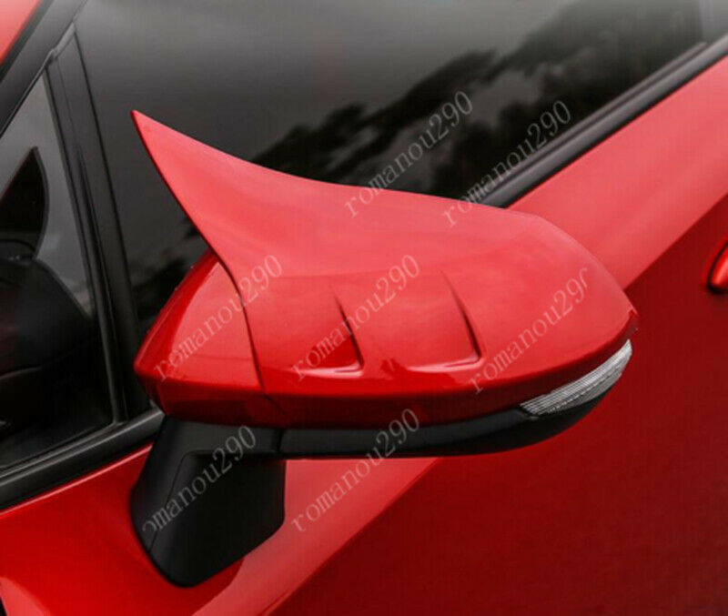 Gloss Red Ox Horn Rear View Mirror Cover Trim Decor For Toyota Corolla 20192022 eBay