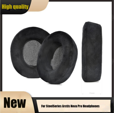 Ear Pads Cushion Velvet For SteelSeries Arctis Nova Pro Wireless Headphones SDE