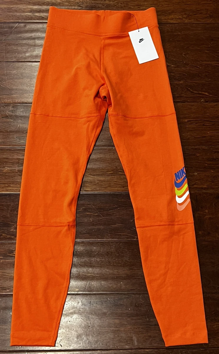 Nike DM6756 817 Orange Blue Women s Size XS Jogger Sport DNA Legging Pants NWT