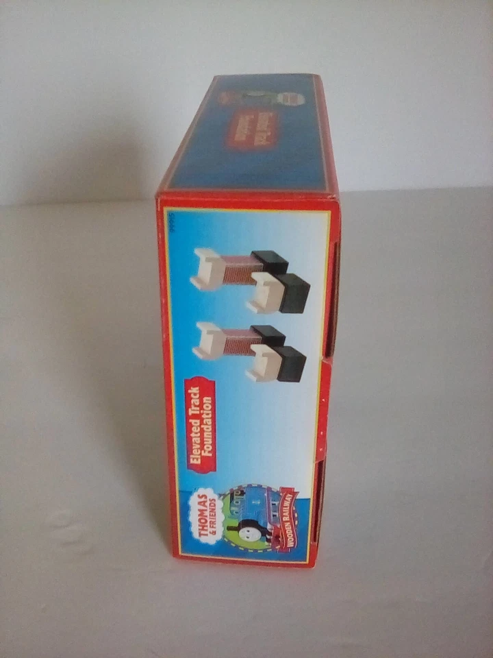 LC 99915 Thomas & Friends Real Wood Elevated Track Foundation Set of 4 NEW - Image 2 of 4