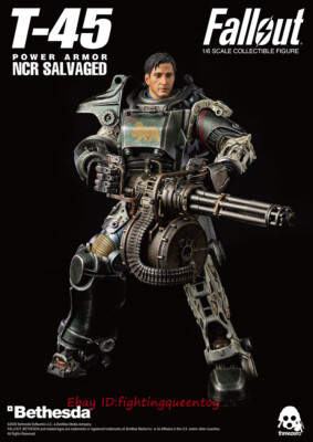 Threezero 3Z0177 Fallout T-45 NCR Salvaged Power Armor 1/6 Figure