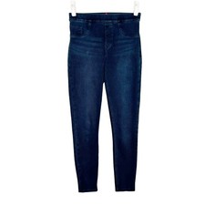 Spanx Jean-ish Ankle Denim Leggings Womens Size Small Pull On High Rise Skinny