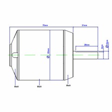 C6374 high efficience sensored brushless motor for electric skateboard 29KW