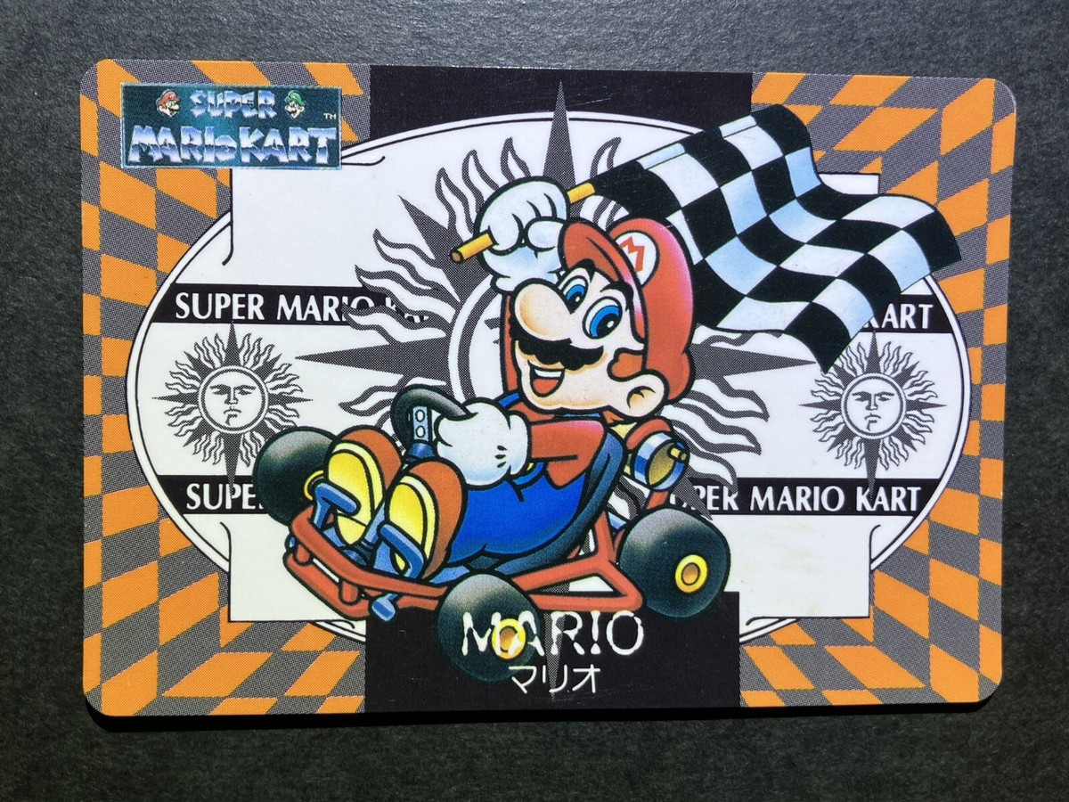 Super Mario Kart Super Mario Bros. World Cards TCG Japanese