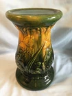 Early 1900's Brush McCoy Pottery Pedestal Floral Pattern 10.5" tall x 7" dia