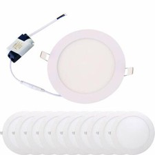 Led Recessed Ceiling Panel Down Light 5inch 9w 6inch 12w 8inch 18w AC85-265 10pc