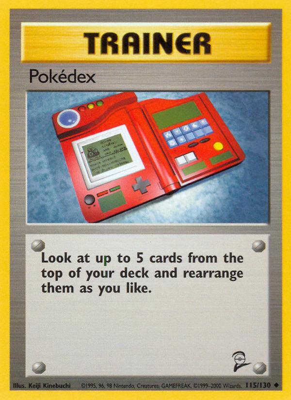 Pokemon Pokedex (115/131) Base Set 2 LP