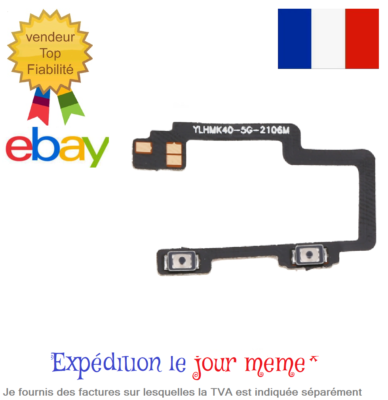 Bouton De Volume Pour Xiaomi Poco F3 / Mi 11i - Pièce De Rechange Neuve Couleur Noire