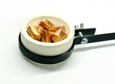 Crucible Dish  Handle Tong Melting Dish Round Cup Type 7oz. SET Torch Melt