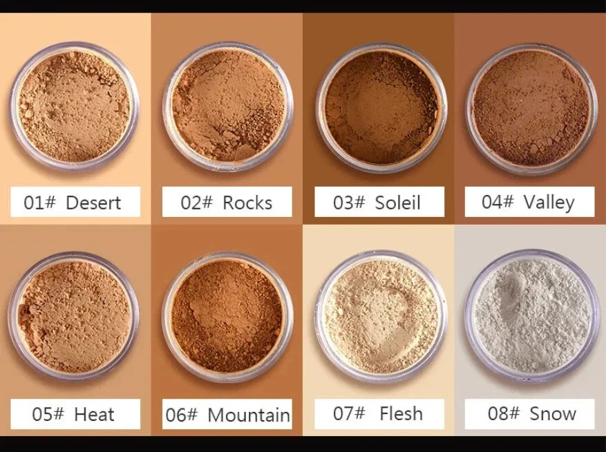 24Hour Loose Powder Lasting Full Coverage Face Compact Foundation Setting Powder - Image 2 of 4
