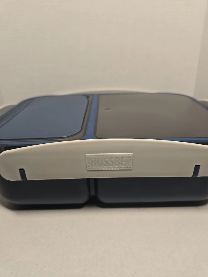 Russbe ланч-бокс для гурманов бенто 1600 мл с посудой - безопасен для бисфенола А 3 отсека - Изображение 2 из 4