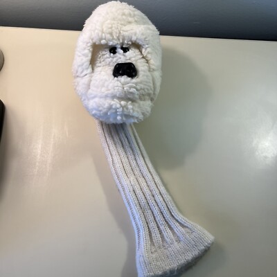 Nomad Plush Golf Club Driver Head Cover Polar Bear White Gorilla