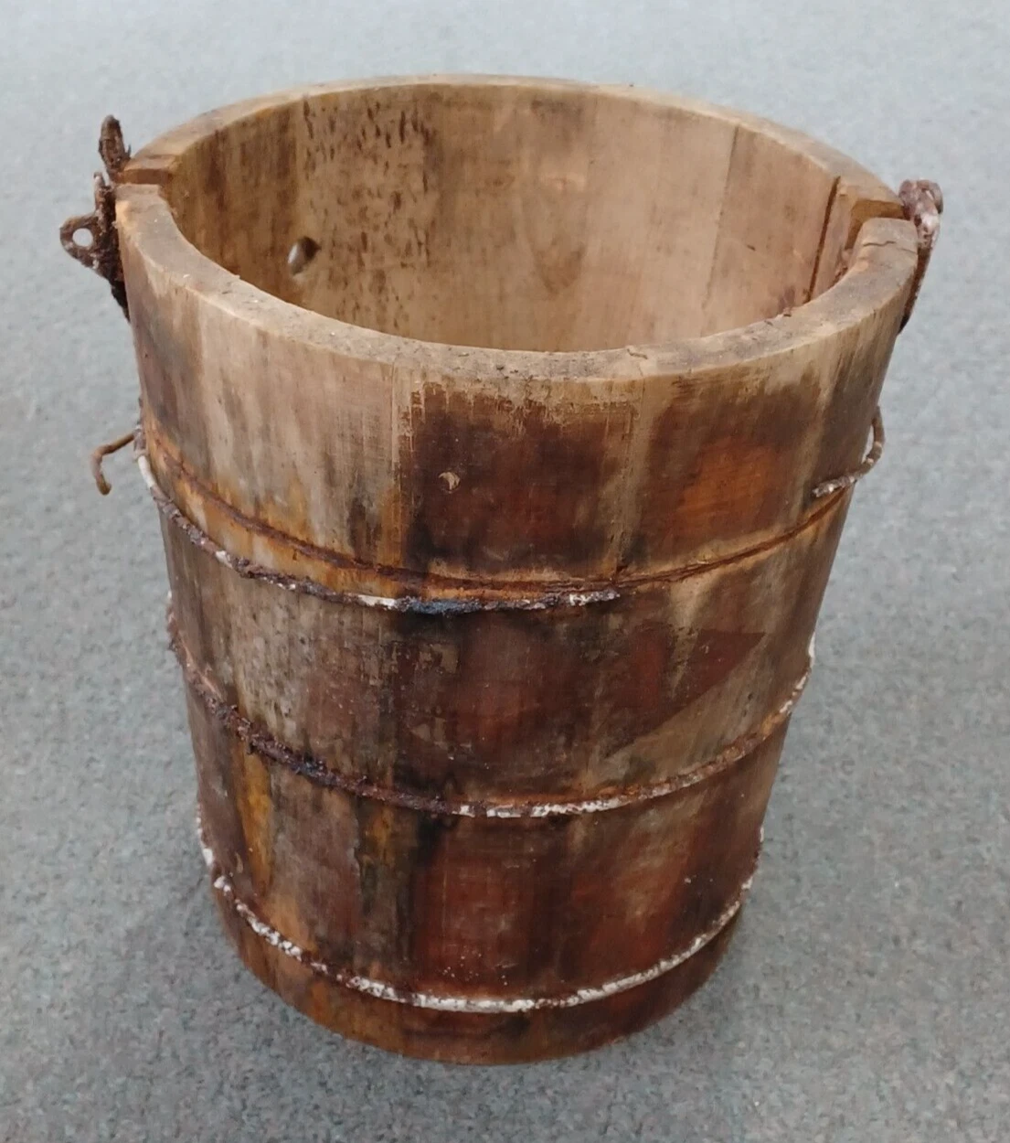 Vintage White Mountain 4qt Quart Bucket for Ice Cream Maker