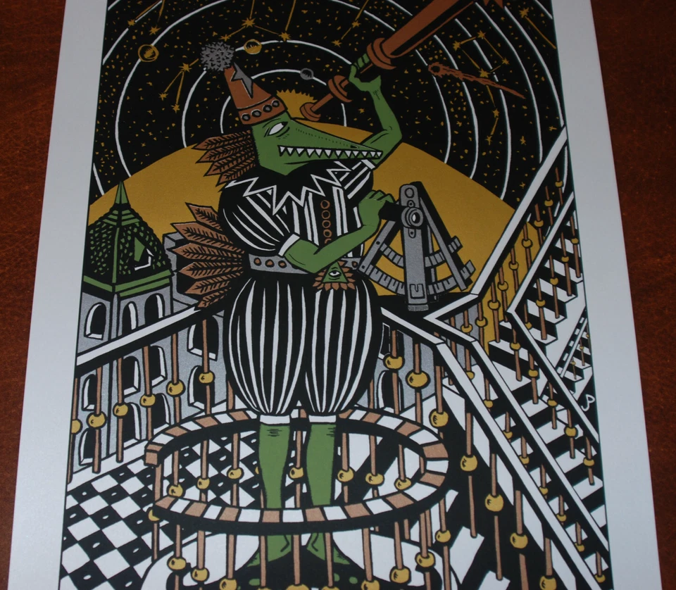 Impresión artística Jim Pollock NEO edición metálica S/# 206/450 de Phish Astron póster Foto 4 de 4