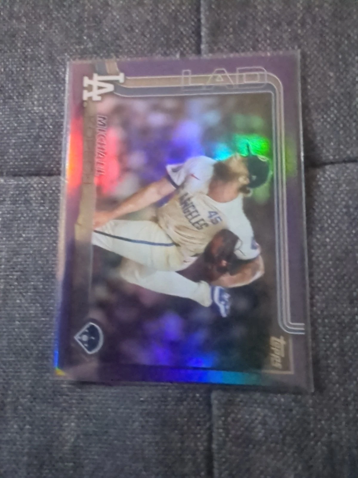 2025 Topps Series 2 - SSP Purple Holo Foil # 611 Michael Kopech - Dodgers /250