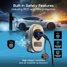 BG SyncEV Energy EV Wall Charger 2 Single Phase 7.4kW Tethered Wi-Fi 7.5m Cable