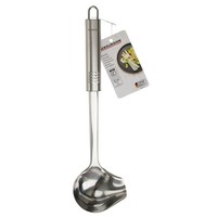 SoßEnlöFfel 30Cm Edelstahl Ovalgriff Silber Fackelmann KüChenutensil