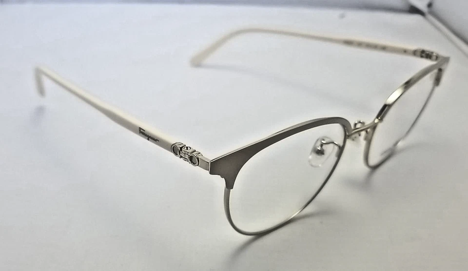 Salvatore Ferragamo SF 2201 721 Anteojos Dorado/Marfil 51-18-145 Nuevo Foto 4 de 4