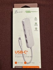 j5create Eco-Friendly USB-C to 4-Port USB-C a...