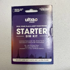 Ultra Mobile Unlimited Talk Text Data SIM Kit | New Sealed | 5G/4G LTE