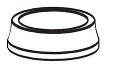 Moen 100011 Handle Escutcheon Ring W/ Gask