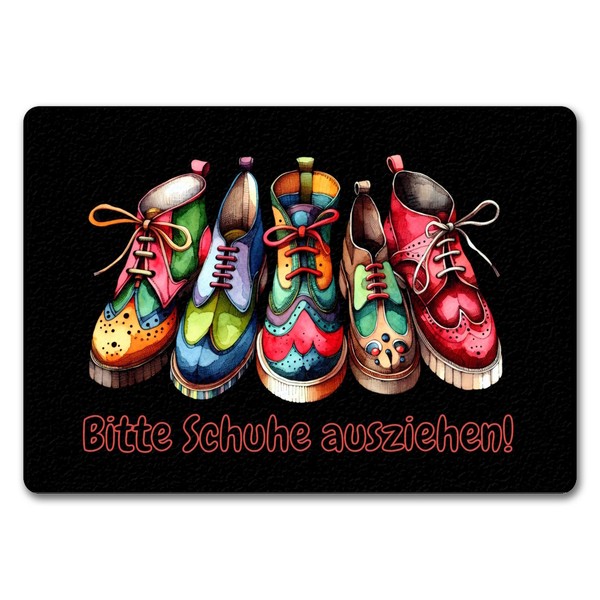 Schuhe Ausziehen FußMatte In 35X50 Cm Ohne Rand Mit Spruch Bitte Schuhe-image