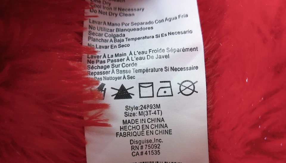 Vestido Disfraz Calle Sésamo Elmo Niño Pequeño Solo Talla M 3T-4T Disfraz 24893M Foto 4 de 4