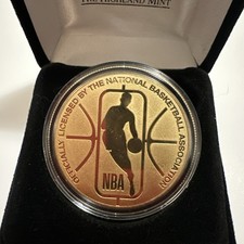 NBA All Star Game Solid Highland Mint 2025 39mm Commemorative Bronze Coin