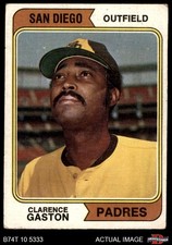 1974 Topps #364 Cito Gaston Padres VARIATION 2 - GOOD