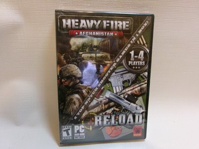 Heavy Fire Afghanistan & Reload Video Games Pc Cd-Rom T-Teen (Factory Sealed)
