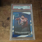 2017 Panini Donruss Rated Rookie Patrick Mahomes II #327 PSA 9