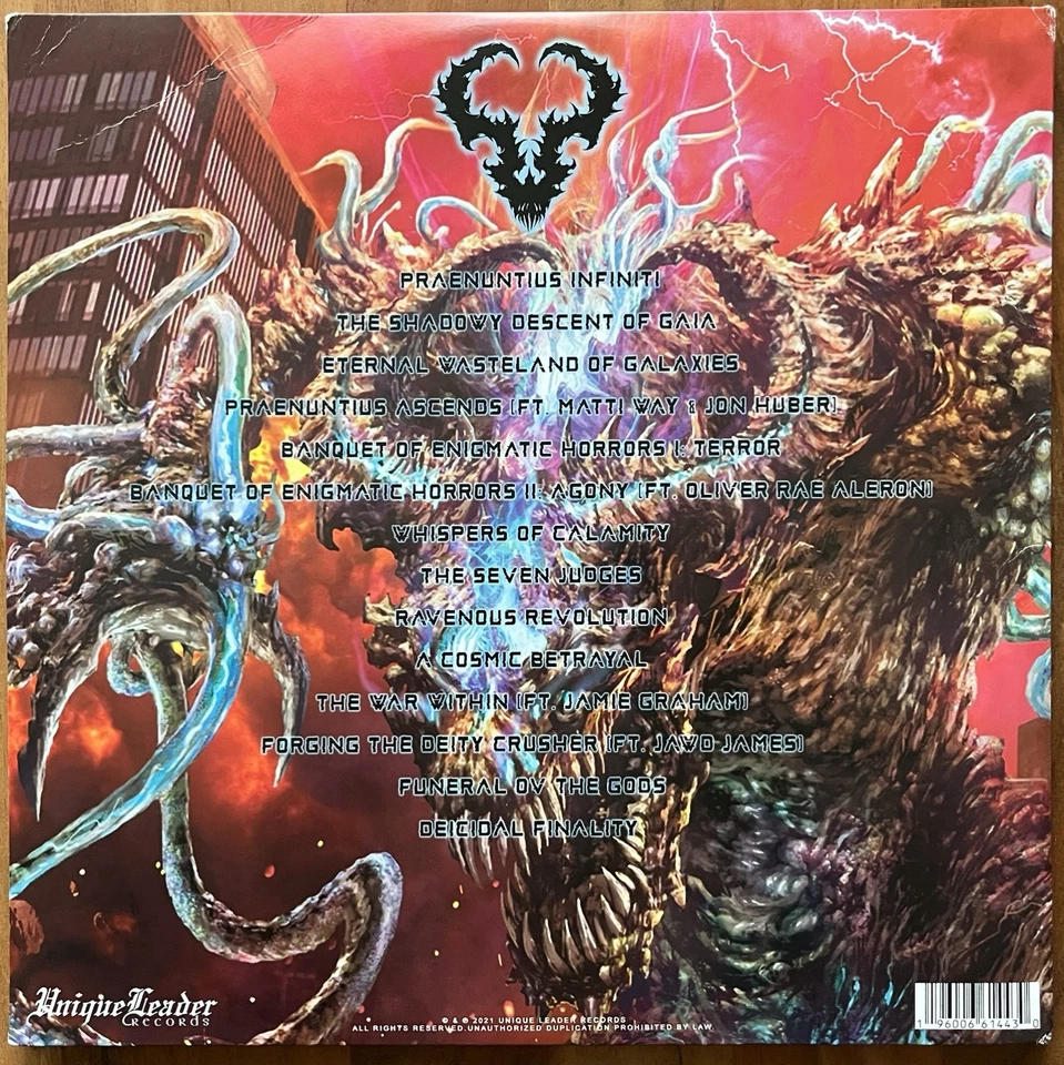 Vulvodynia - Praenuntius Infiniti / Green Black Burst Vinyl / Deathcore / Metal - Bild 4 von 4