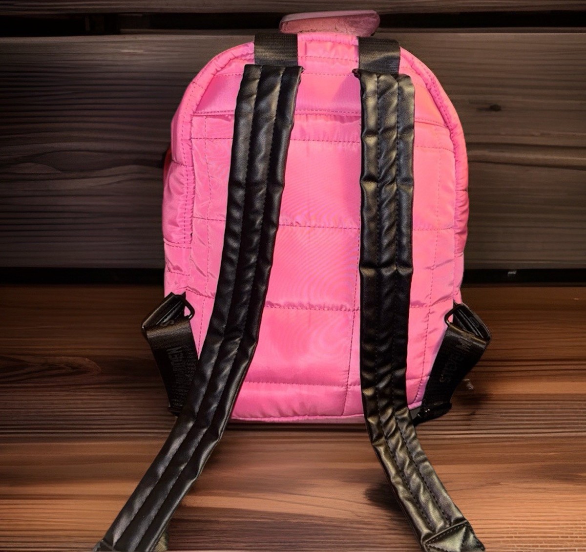 Steve Madden Quilted Brosie Backpack - Pink Madden NYC Women s Mini Quilted Zip Backpack | Mercari main image 2