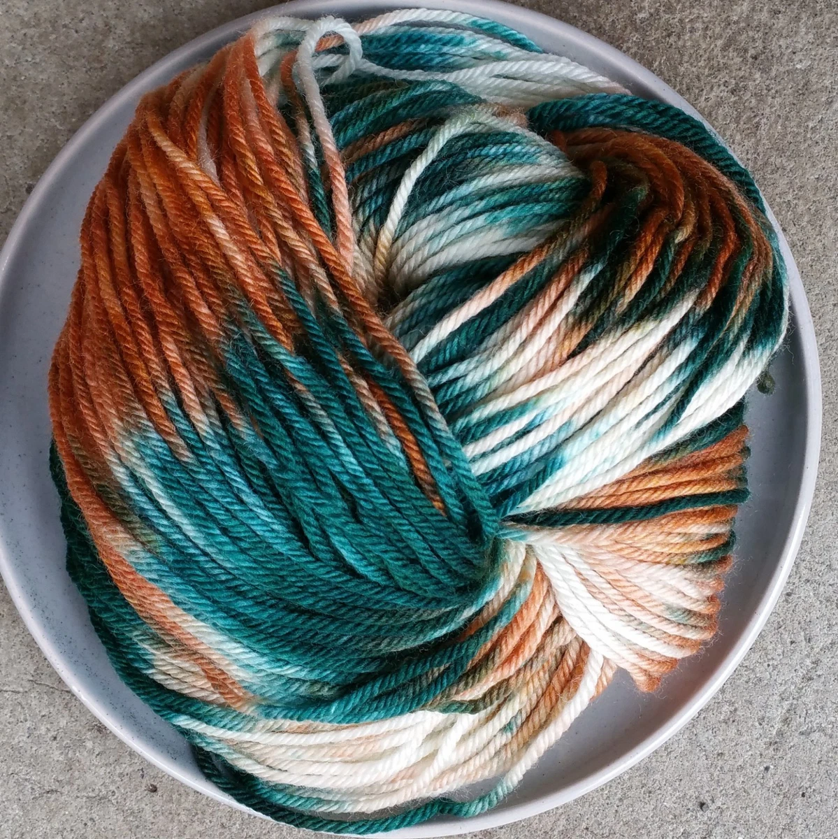 Hand Dyed Sock Yarn Variegated 75/25 Merino Wool/Nylon Approx 180m 100g 8ply