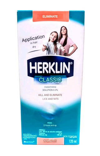 Herklin Shampoo 4oz For Lice Shampoo Mata Piojos 120ml - Picture 1 of 3