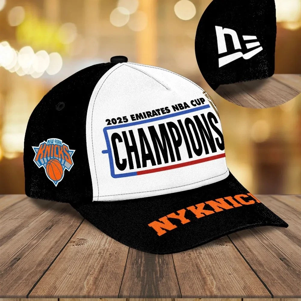 Knicks 2025 NBA Cup Champions Baseball Cap